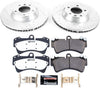 K4558-26 Front Z26 Carbon Fiber Brake Pads with Drilled & Slotted Brake Rotors Kit