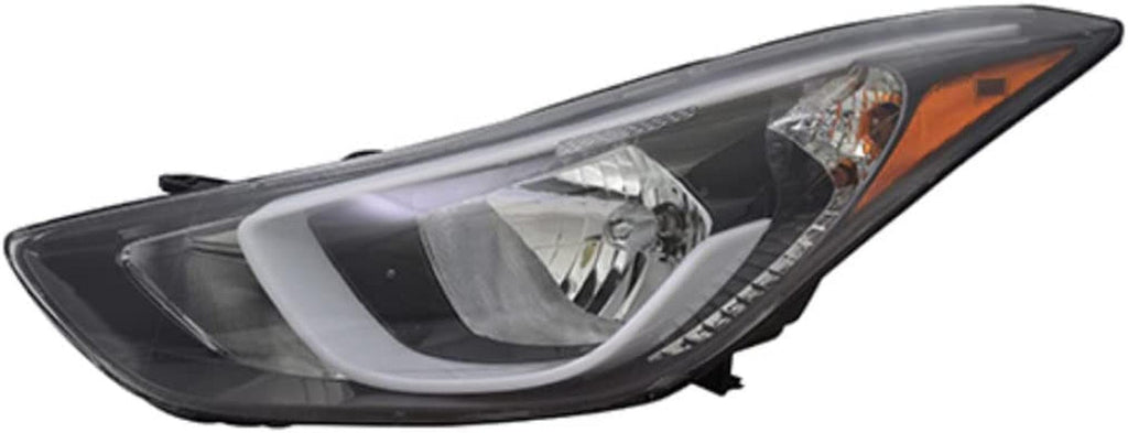 : Fit S Hyundai Elantra Headlight Assembly 2014 2015 2016 Driver Side CAPA Certified for HY2502187 (Vehicle Trim: SE)