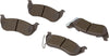 Silver 14D981CH Ceramic Rear Disc Brake Pad Set