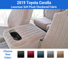 Plush Regal Seat Covers for 2019 Toyota Corolla