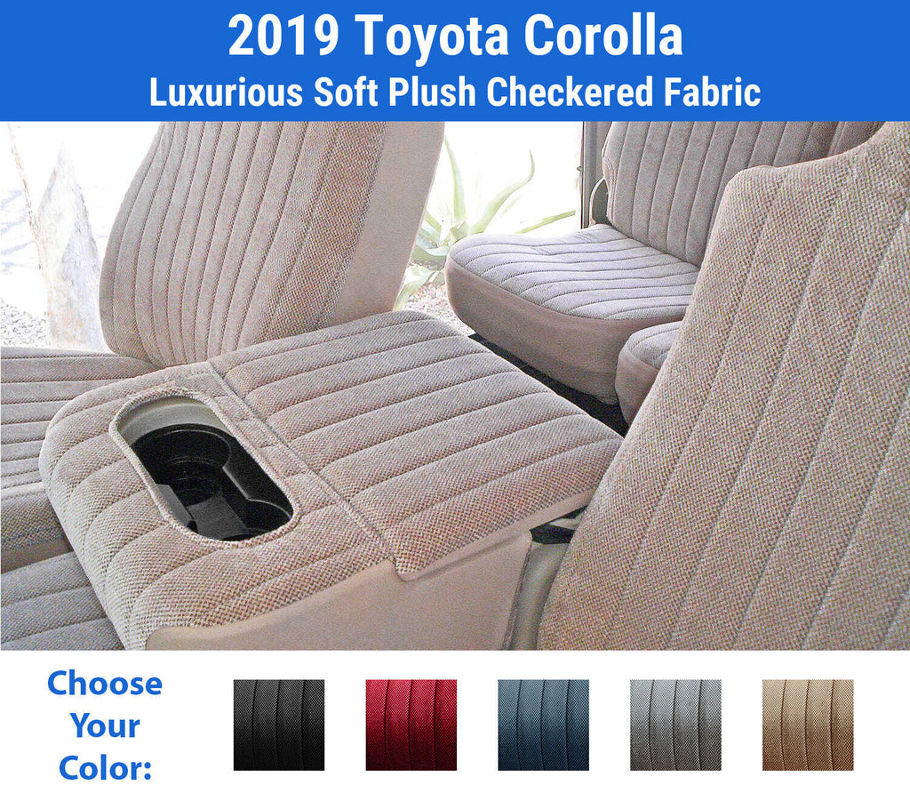 Plush Regal Seat Covers for 2019 Toyota Corolla