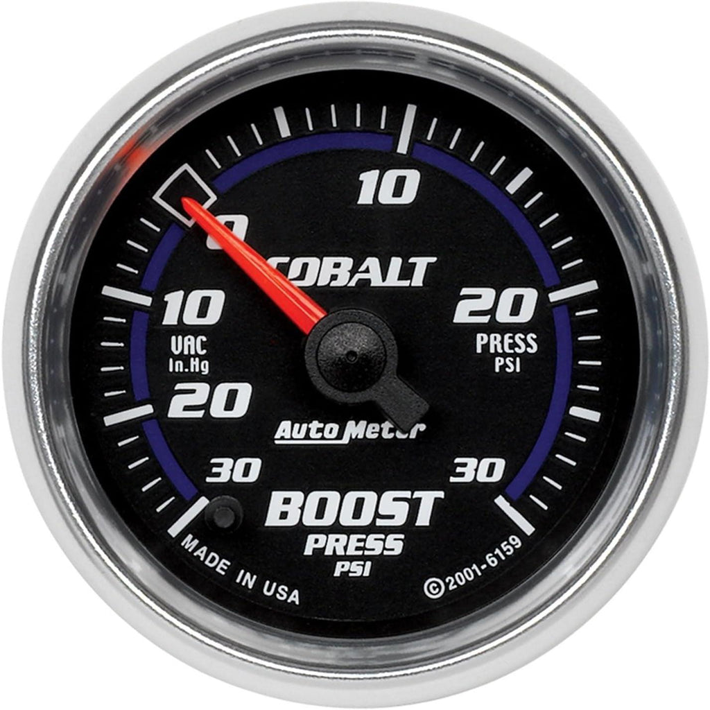 6159 Cobalt Full Sweep Electric Boost / Vacuum Gauge