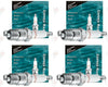 CHAMPION MARINE Spark Plugs QL77JC4 828M Set of 4