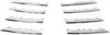 Grille Trim Compatible with Volkswagen JETTA 2005-2010 Lower Kit Set Chrome