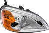 Dorman Headlight Assembly for 01-03 Civic 1591823