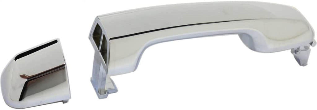 Compatible with Toyota 4Runner Exterior Door Handle Rear, Driver or Passenger Side Chrome (2010-2018) | Trim:All Submodels