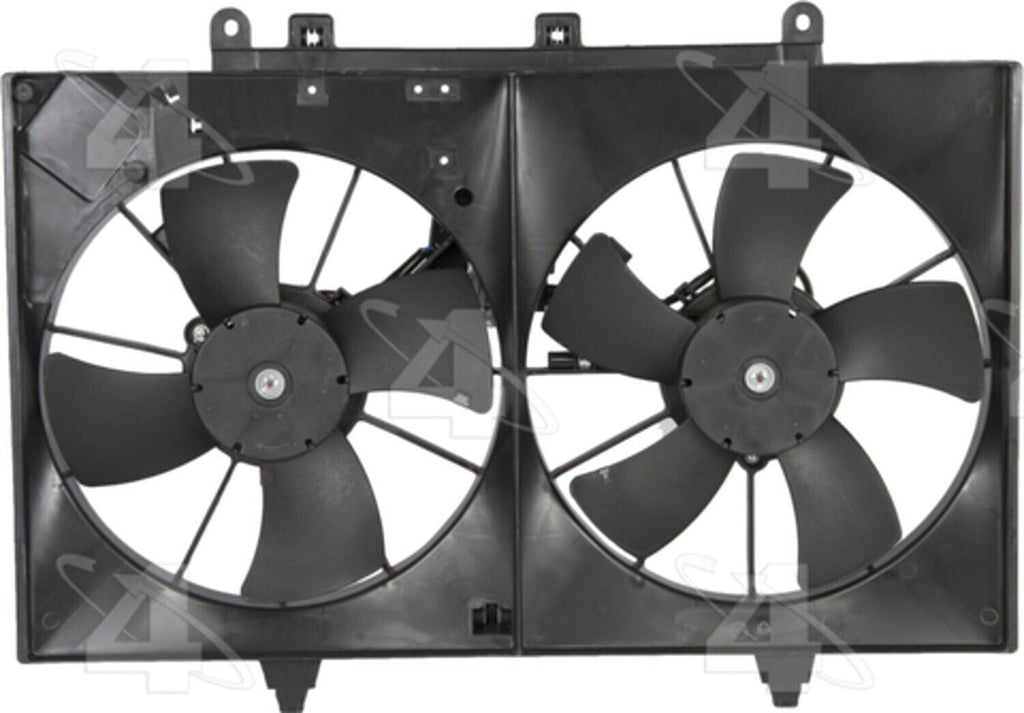 Four Seasons Dual Radiator and Condenser Fan Assembly for INFINITI 76146