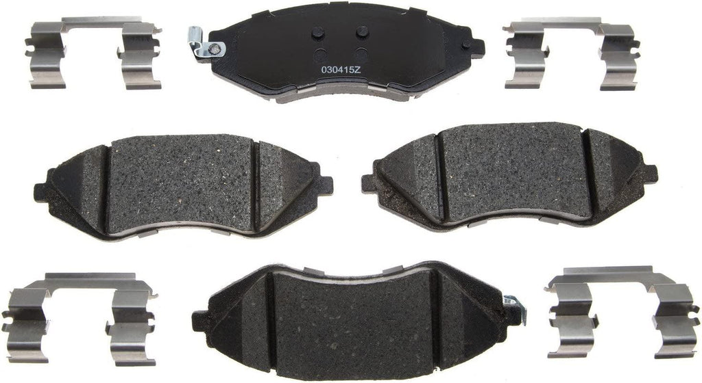 Gold 17D1035CH Ceramic Front Disc Brake Pad Set