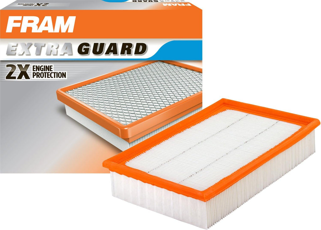 Extra Guard Flexible Rectangular Panel Engine Air Filter Replacement, Easy Install W/Advanced Engine Protection and Optimal Performance, CA10432 for Cadillac and Land Rover Vehicles