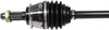 NCV49506 CV Axle Shaft Assembly - Left Front (Driver Side)