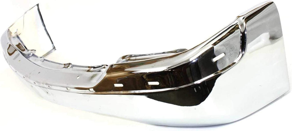 Front Bumper Compatible with 1999-2002 GMC Sierra 1500 Chrome