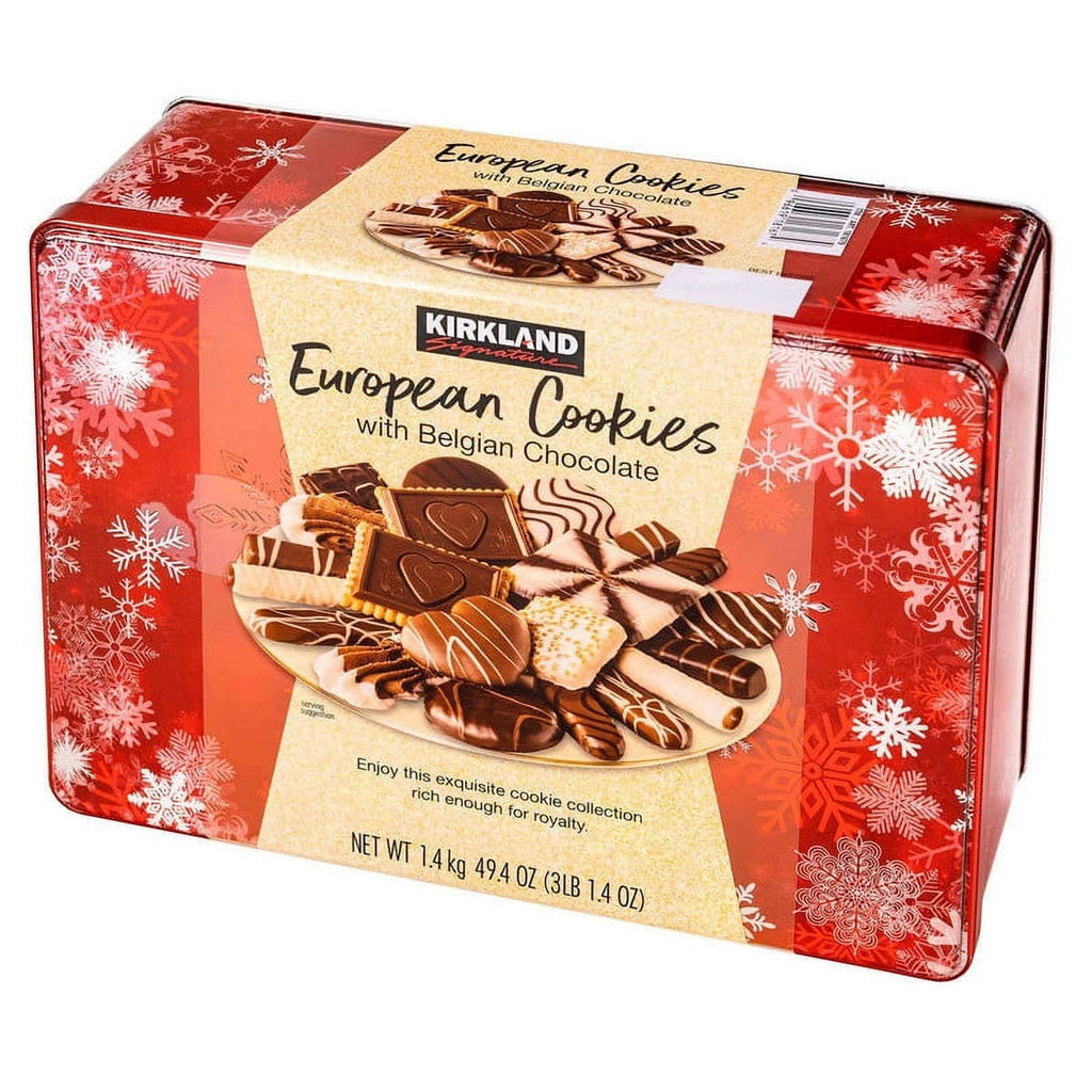 Kirkland Signature European Cookies with Belgian Chocolate 49.4 oz 2-count