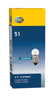 HELLA 51 Standard Series Incandescent Miniature Light Bulb - greatparts