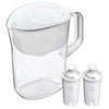 Brita Large 10 Cup Water Filter Pitcher with Smart Light Filter Reminder and 2 Standard Filtes, Made Without BPA, White (Packaging May Vary) (1512822)