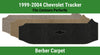 Lloyd Berber Small Cargo Mat for '99-04 Tracker W/Black Filled Chevy Bowtie