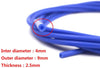 New 4Mm Silicone Vacuum Tube Hose Tubing 16.4Ft/5M For Car Cooling System Csl2018 (Blue)