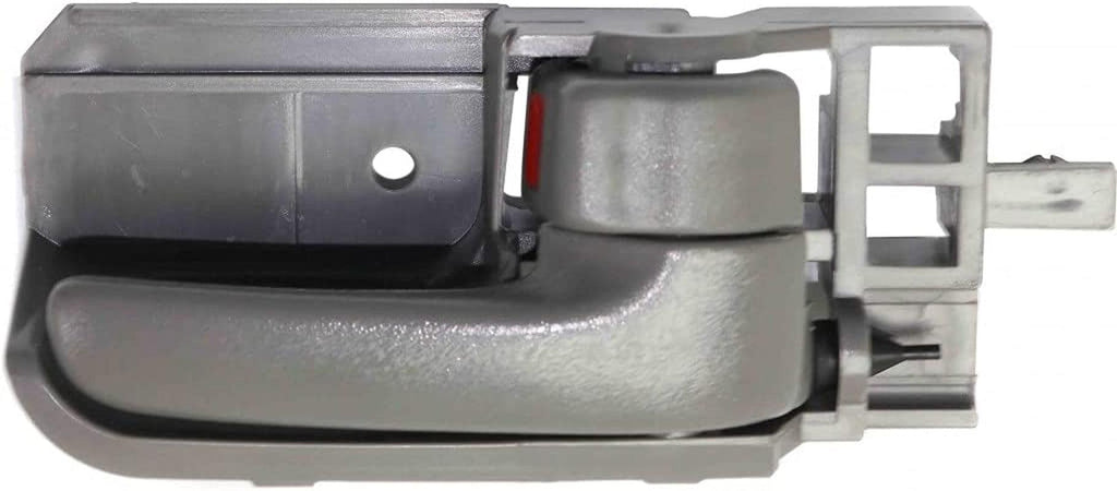 for Toyota Tacoma Interior Door Handle Front, Passenger Side Gray (2005-2012) | with Door Lock Button | Trim: Base/Pre Runner/X-Runner | TO1353136 | 6920502100B0