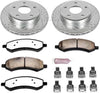 Power Stop K2193-36 Front Z36 Truck & Tow Brake Kit, Carbon Fiber Ceramic Brake Pads and Drilled/Slotted Brake Rotors