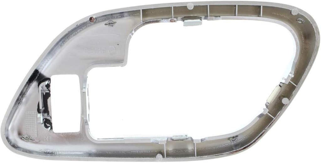 for GMC Yukon Door Handle Trim 1995 96 97 98 99 2000 Driver Side | Front | inside | Bezel | All Chrome | W/Lock Hole | Performance