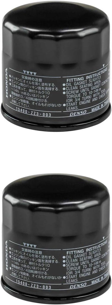 2 Pack 15400-ZZ3-003 Oil Filter for GCV530 H4514H H4518H 15400-PFB-014 OEM