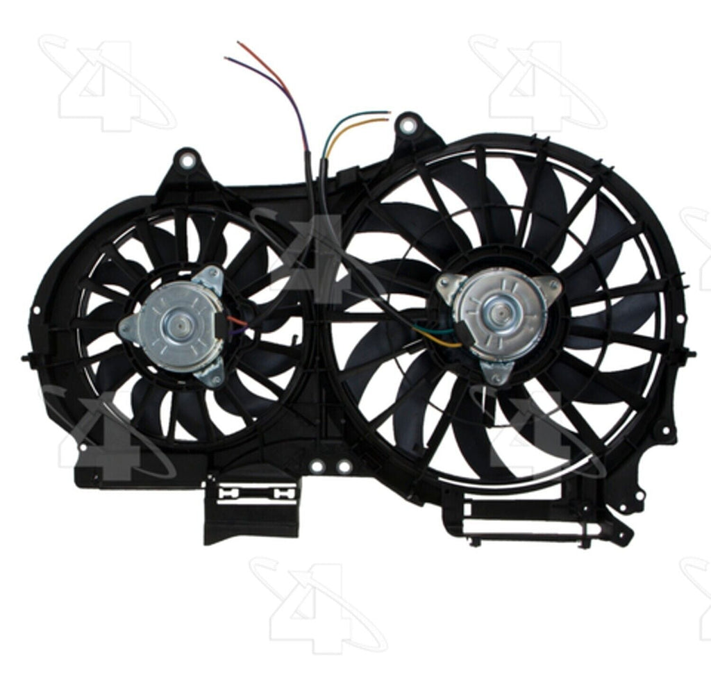 Four Seasons Dual Radiator and Condenser Fan Assembly for A4 Quattro, A4 76344