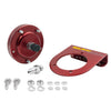 FUEL PRESS ISOLATOR KIT FOR 15 PSI GAUGES RED ANODIZED ALUMINUM -4AN FITTINGS - greatparts