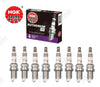 NGK RUTHENIUM HX Spark Plugs LKR8BHXS 90465 Set of 8