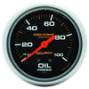 2-5/8 in. OIL PRESSURE 0-100 PSI LIQUID FILLED PRO-COMP - greatparts