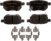 Silver 14D1354CHF1 Ceramic Rear Disc Brake Pad Set