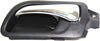 for Honda Accord Interior Door Handle Front, Driver Side Black Bezel with Chrome Lever (2003-2007) | Trim:All Submodels | HO1352132 | 72160SDAA02ZC