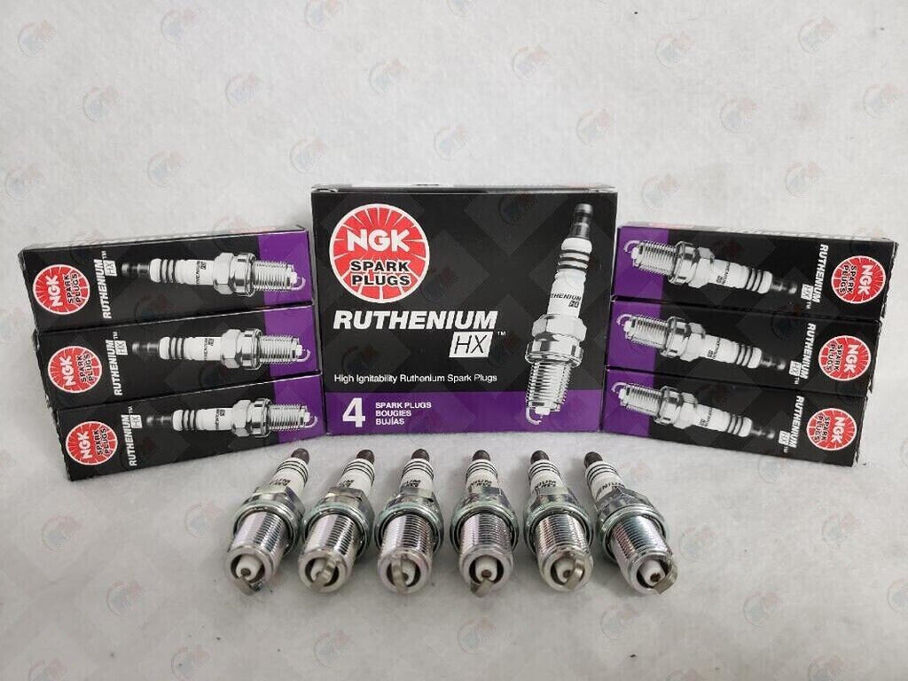 NGK RUTHENIUM HX Spark Plugs FR6BHXS 95159 Set of 6