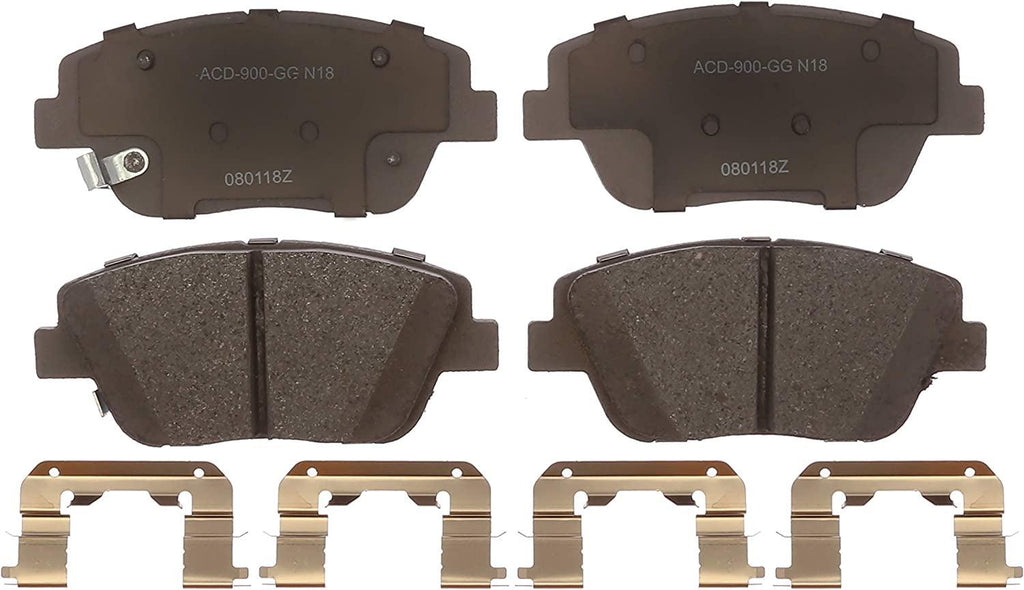 Silver 14D1444CHF1 Ceramic Front Disc Brake Pad Set