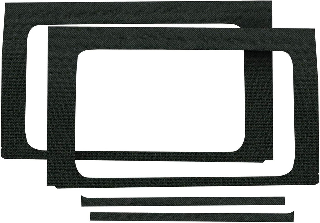 Design Engineering 050173 Boom Mat Black Sound Deadening Side Window Trim Kit Compatible with 4-Door Jeep Wrangler JL (2018-Up)