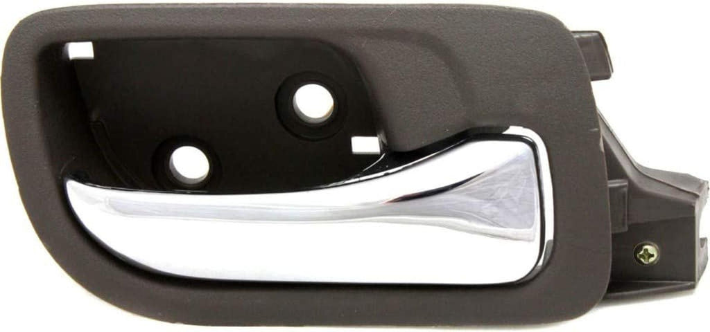 For Honda Accord Interior Door Handle Rear, Passenger Side Brown Bezel with Chrome Lever (2003-2007) Trim:All Submodels | HO1553115 | 72620SDAA02ZB