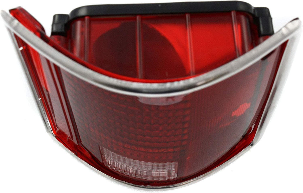 Tail Light for CHEVROLET SUBURBAN 78-91 RH Lens and Housing W/Chrome Trim