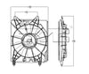 TYC A/C Condenser Fan Assembly for 07-11 Element 611200