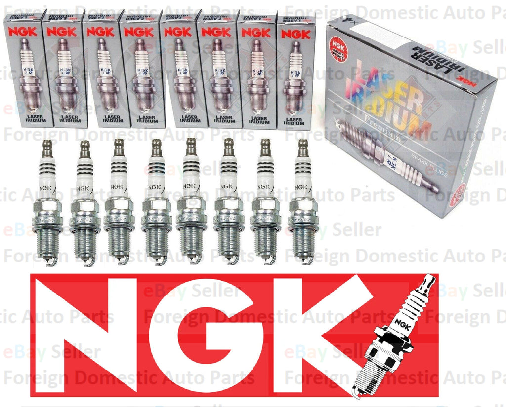 Set of 8 NGK Laser Iridium Spark Plugs for BMW N62 550I 650I 750I 750Li X5 4.8I