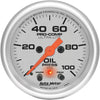 4352 Ultra-Lite Electric Oil Pressure Gauge,2.3125 In.