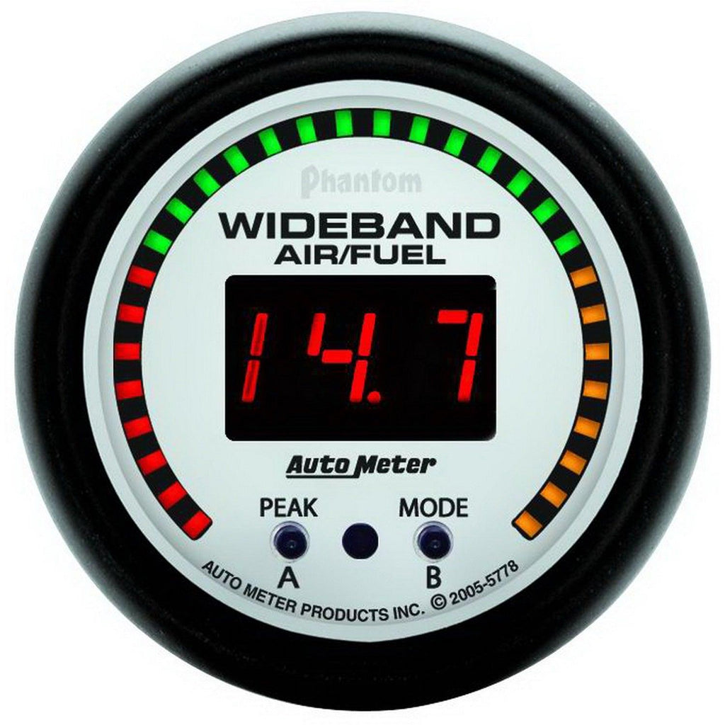 2-1/16 in. WIDEBAND PRO AIR/FUEL RATIO 6:1-20:1 AFR PHANTOM - greatparts