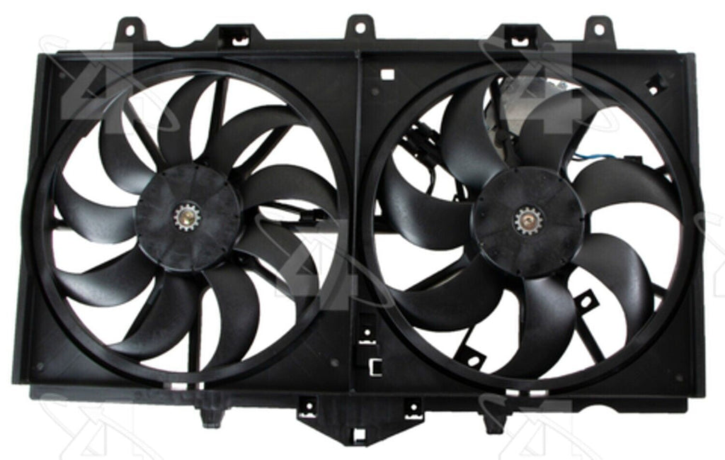 Four Seasons Dual Radiator and Condenser Fan Assembly for 14-17 Q50 76398