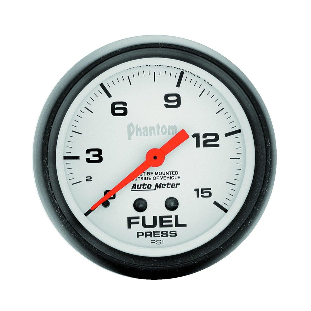 2-5/8 in. FUEL PRESSURE 0-15 PSI PHANTOM - greatparts