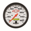 5 in. SPEEDOMETER 0-160 MPH GM WHITE - greatparts