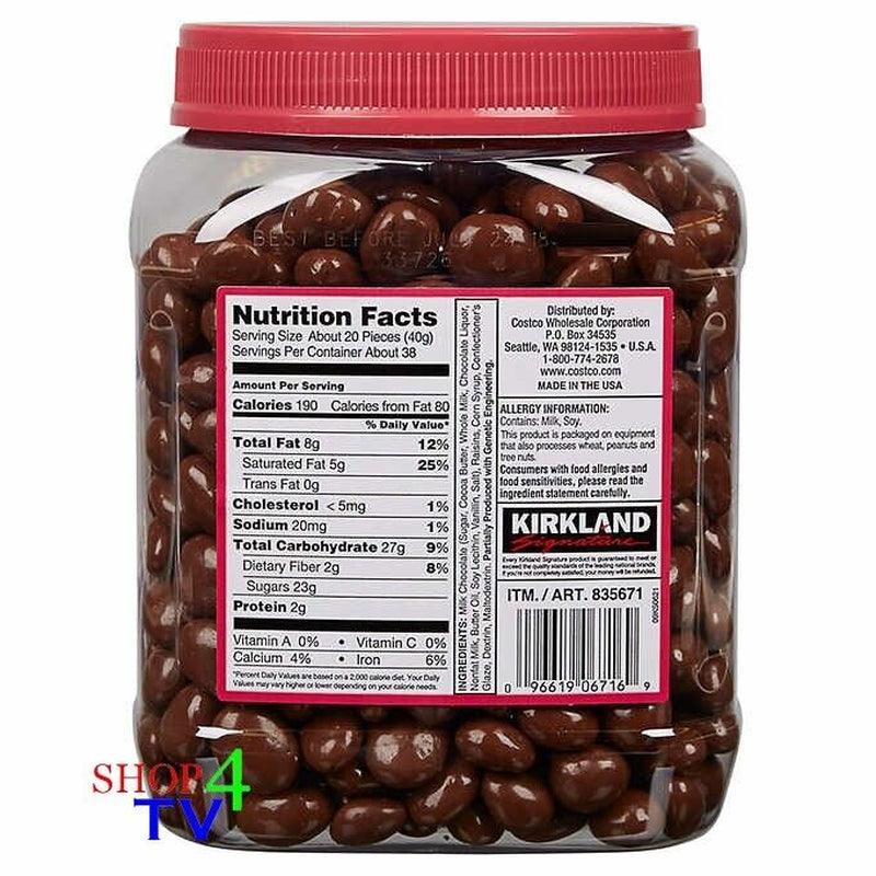 Kirkland Signature Milk Chocolate Covered Raisins 3.4 Lb