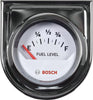 Actron  SP0F000048 Style Line 2" Electrical Fuel Level Gauge (White Dial Face, Chrome Bezel)