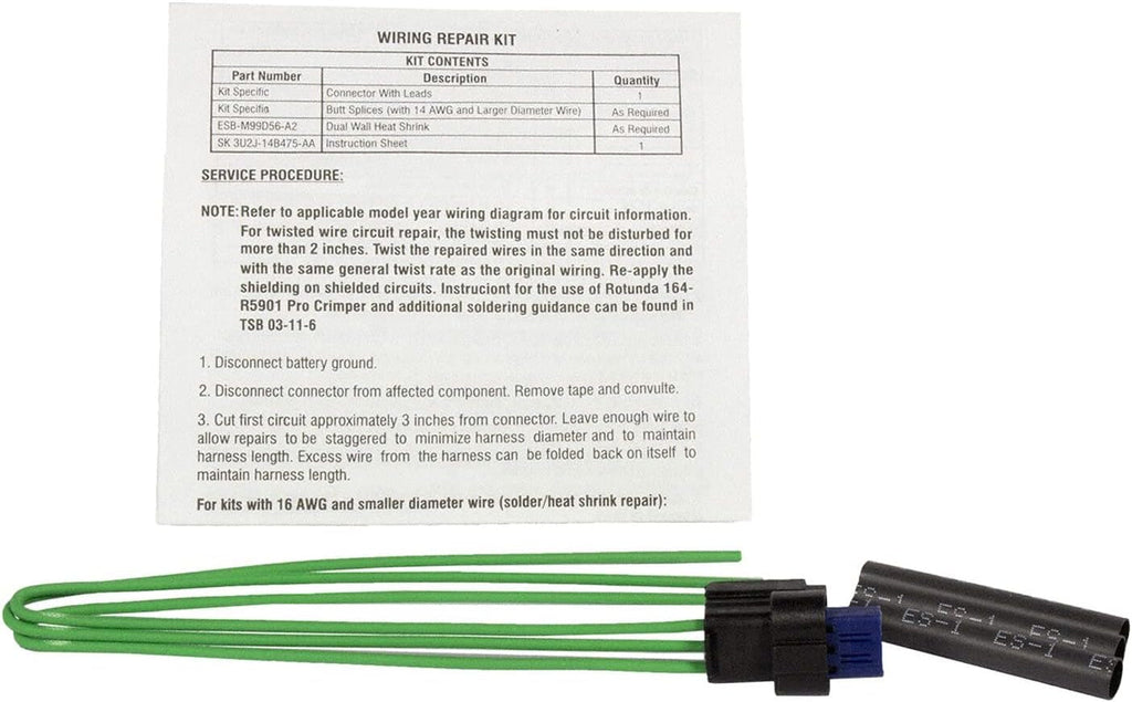 Motorcraft Wiring Kit