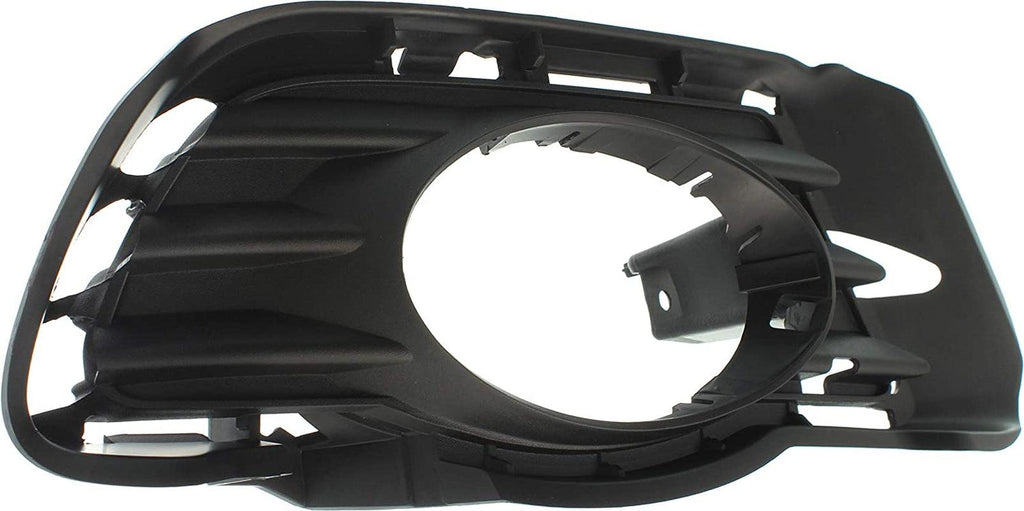 Front Fog Lamp Molding Compatible with 2008-2009 Mercedes Benz C230, Fits 2008-2011 Mercedes Benz C300, Mercedes Benz C350 Passenger Side Primed with HID Headlights