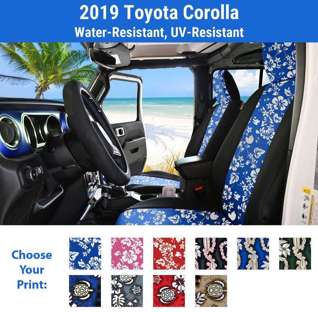 Hawaiian Seat Covers for 2019 Toyota Corolla