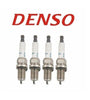 New Set of 4 Spark Plugs Iridium Long Life Denso Fits for Honda Civic S2000