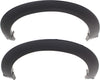 Evan-Fischer Front Fender Trim Set of 2 Compatible with 2016-2020 Mazda CX-3 Driver and Passenger Side