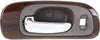 Compatible with Chrysler Concorde Interior Door Handle 1998-2004 Driver Side Front Gray Bezel with Chrome Lever | with Door Lock Hole | Trim:All Submodels